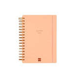 Finocam Agenda Haiku Espiral 16 Meses E10 Svh Cierre C/Goma Tapa Dura Coral 2025-2026