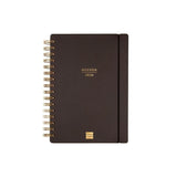 Finocam Agenda Haiku Espiral 16 Meses E10 Svh Cierre C/Goma Tapa Dura Negro 2025-2026