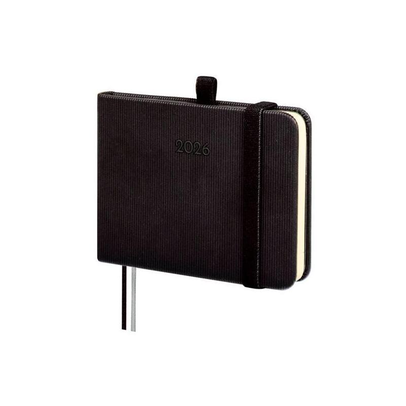 Finocam Agenda Mínimal Textura M0-104x73mm Svv Tapa Dura Negro 2026