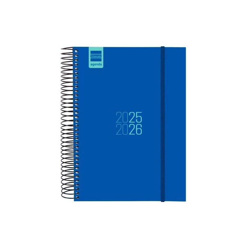 Finocam Agenda Para Estudiantes Espiral E10 - 155x212mm 1dp Azul 2025-2026