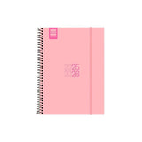 Finocam Agenda Para Estudiantes Espiral E10 - 155x212mm Svh Rosa 2025-2026