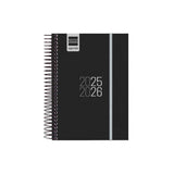 Finocam Agenda Para Estudiantes Espiral E8 - 120x171mm 1dp Negro 2025-2026