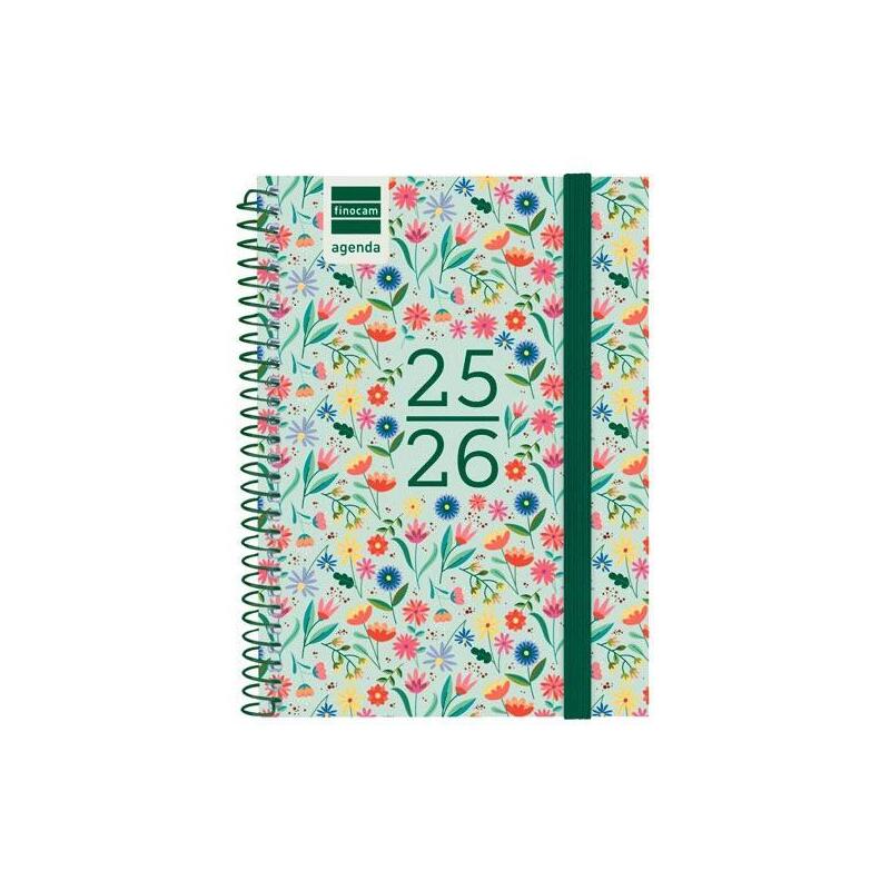 Finocam Agenda Secundaria Para Estudiantes Espiral 4º Svh Fiori 2025-2026