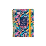 Finocam Agenda Secundaria Para Estudiantes Espiral 8º Svh Tropical 2025-2026