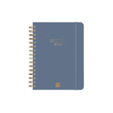 Finocam Alma Agenda - Anual 2026 - Con Espiral - Formato E10 - 180x30x220mm - 1 Dia Por Pagina - Azul