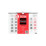 Finocam Calendario De Pared Números Grandes M-300x210mm Mv Neutro 2026 Catalán