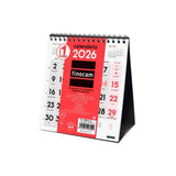 Finocam Calendario De Sobremesa Números Grandes Xs-140x150mm Mv Neutro 2026