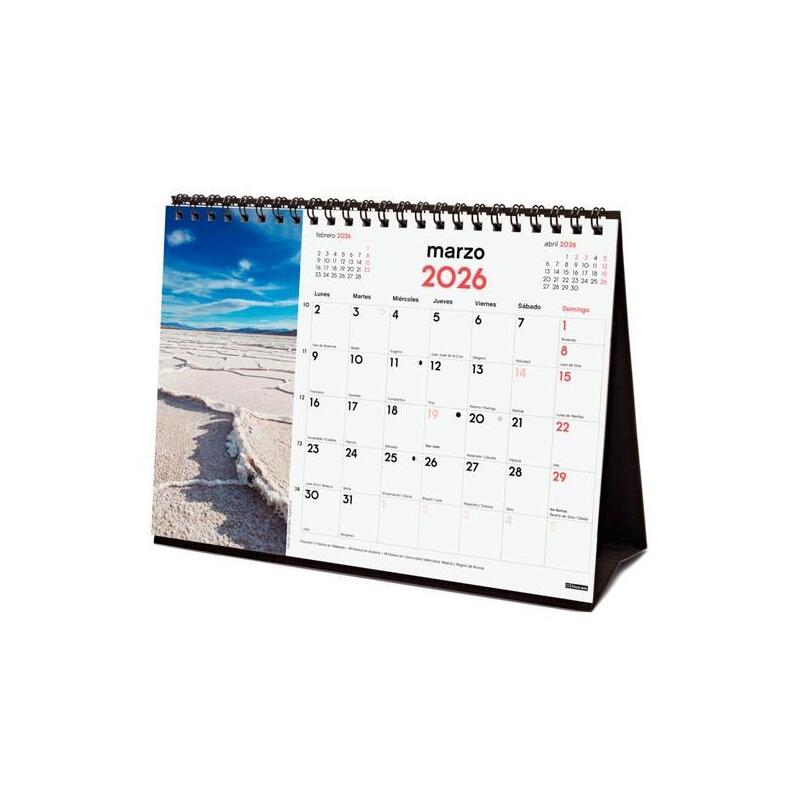 Finocam Calendario De Sobremesa Para Escribir S-210x150mm Mv Imágenes Naturaleza 2026