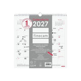 Finocam Chic Calendario De Pared - Anual 2027 - Mes Vista - 300x300mm