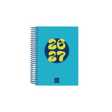 Finocam Cool Agenda Escolar 26/27 - 1 Dia Por Pagina - Formato 8º - 120x164mm - Tapas De Carton Forrado - Papel De