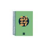 Finocam Cool Agenda Escolar 26/27 - 1 Dia Por Pagina - Formato 8º - 120x164mm - Tapas De Carton Forrado - Papel De