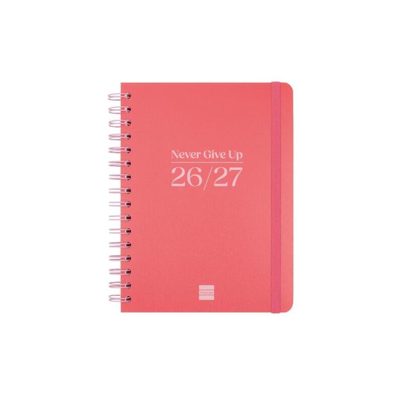 Finocam Cosmo Flex Agenda Escolar 26/27 - Semana Vista Horizontal - Formato 4º - 155x212mm - Tapas De Polipropileno -