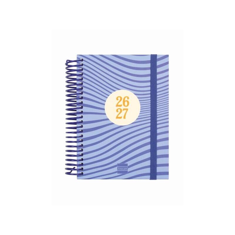 Finocam Diva Agenda Escolar 26/27 - 1 Dia Por Pagina - Formato 8º - 120x164mm - Tapas De Carton Forrado - Papel De