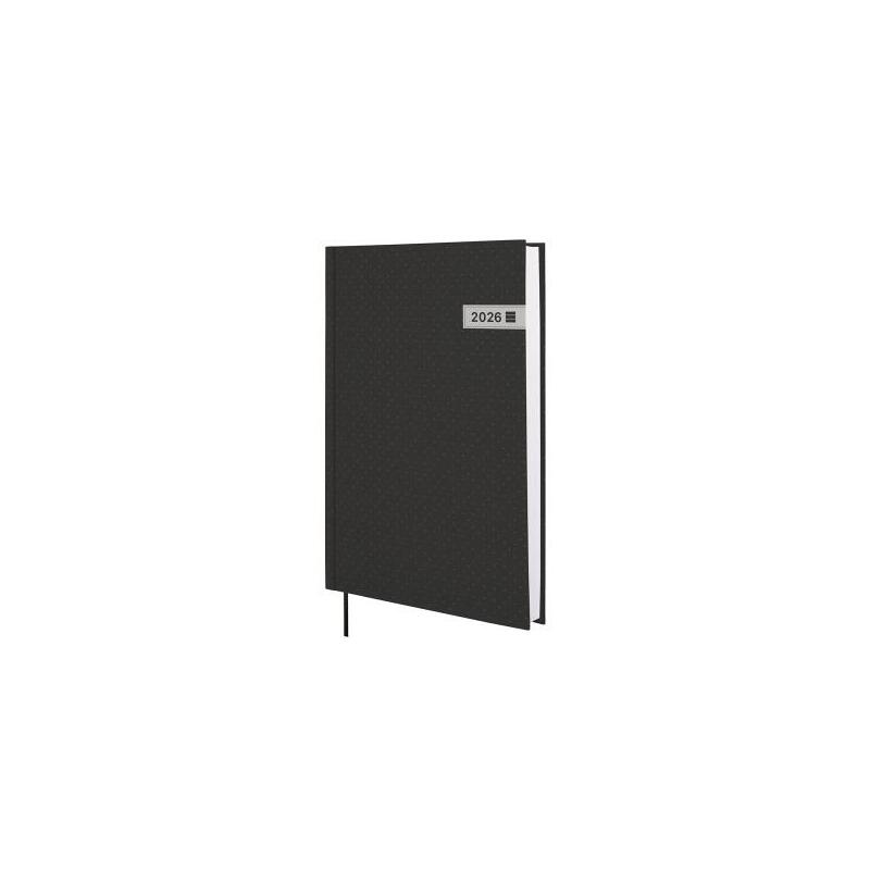 Finocam Dynamic Porto Agenda - Anual 2026 - Sin Cierre - Formato Y11 - 168x26x245mm - 1 Dia Por Pagina - Negro