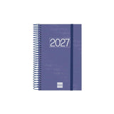 Finocam Espiral Basics Year Agenda - Anual 2027 - 1 Dia Por Pagina - Formato E5 - 117x181mm - Espiral - Tapa De