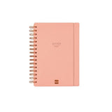 Finocam Haiku Agenda De Espiral - 16 Meses - Semana Vista Horizontal - Formato E10 - 155x212mm - Tapa Dura - Papel De
