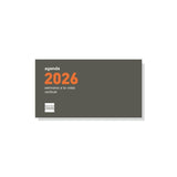 Finocam P199c Recambio Para Agenda Plana En Catalan - Anual 2026 - Formato Pl1 - 118x5x65mm - Semana Vista En Vertical