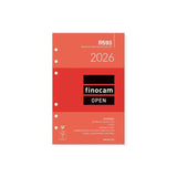 Finocam Recambio Anual Agenda De Anillas Open R593 500-117x181mm Svh 2026