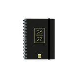 Finocam Secundaria Agenda Escolar 26/27 - Semana Vista Horizontal - Formato 8º - 120x164mm - Tapas De Polipropileno -