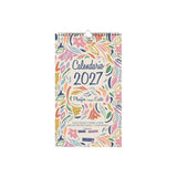Finocam Talkual Calendario De Pared - Anual 2027 - Mes Vista - 210x360mm - Espiral Doble - Papel De 135g/M2 - Espacio