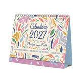 Finocam Talkual Calendario De Sobremesa - Anual 2027 - Mes Vista - Formato S - 210x150mm - Espiral Doble - Papel De