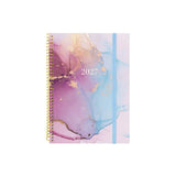 Finocam Trendy Design Collection Goldy Agenda - Anual 2027 - Semana Vista Horizontal - Formato E10 - 155x212mm -