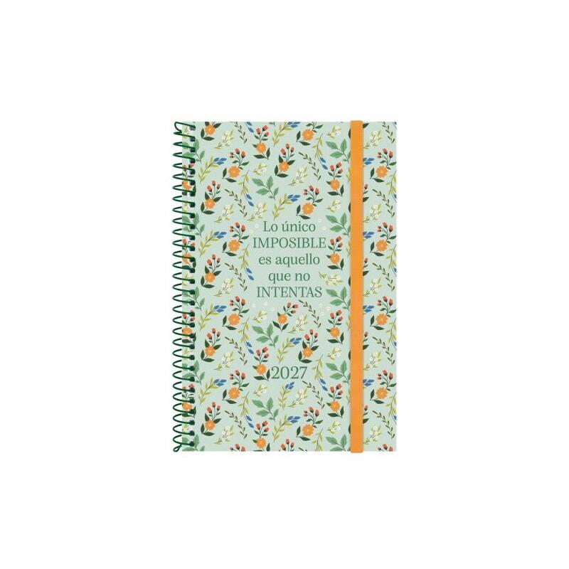 Finocam Trendy Design Collection Imposible Agenda - Anual 2027 - Semana Vista Horizontal - Formato E5 - 117x181mm -
