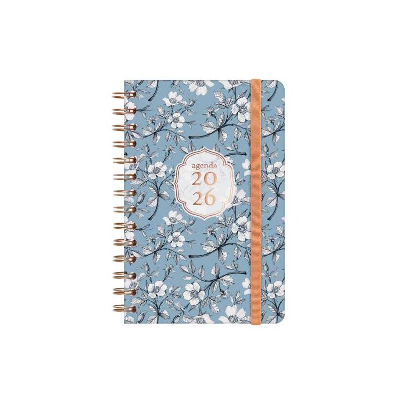 Finocam You Agenda De Espiral - Anual 2026 - Planificador - Cierre De Goma - Formato E5 - 131x19x190mm - Semana Vista