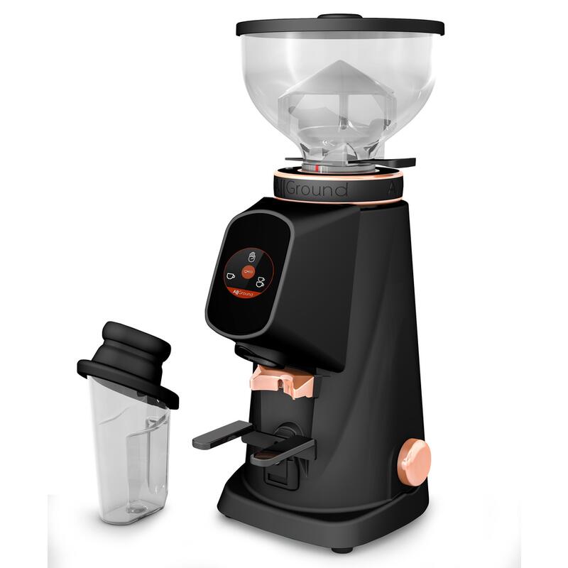Fiorenzato Allground Kaffeemühle Vantaschwarz Rosegold, Dark-T Titan Mahlwerk