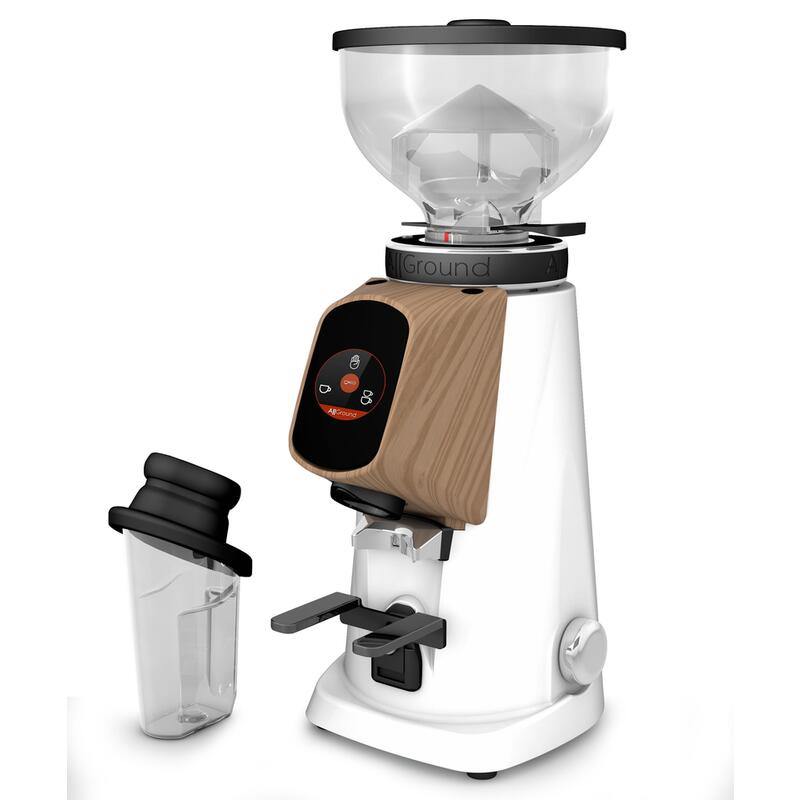 Fiorenzato Allground Molinillo De Café Blanco Ártico Mate Walnuss 230v Eu Dark-T Titan