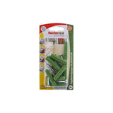 Fischer Fijación De Estante Rb Verde 8x40 K, Taco 524831