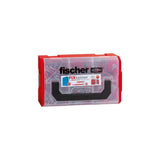 Fischer Fixtainer - Duopower 539867, Pasador Gris Claro/Rojo