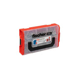 Fischer Fixtainer Powerfast Ii Cabeza Avellanada Vg Tx, Juego De Tornillos 702 Piezas, Rosca Completa, Galvanizado 562273