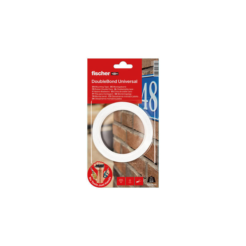 Fischer Gow Montageband Universal  (Transparente, 3m X 19mm) 574519