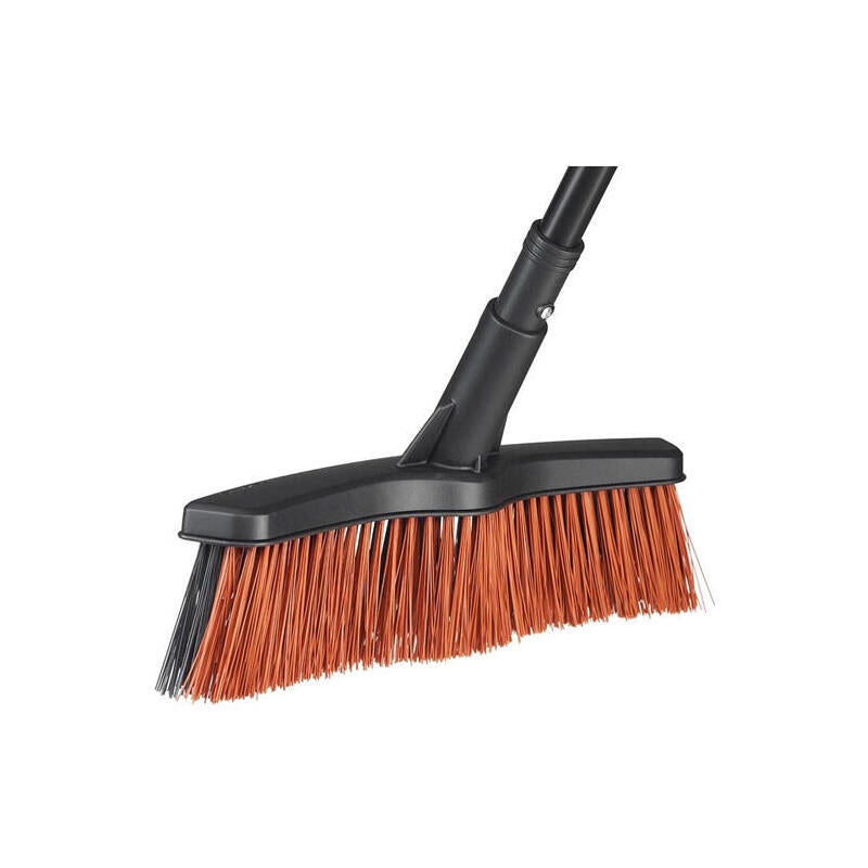 Fiskars Escoba Multiusos Solid M Negro/Naranja, Sin Mango 1025930