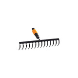 Fiskars Quikfit Rastrillo, 14 Púas Negro/Naranja, 36cm 1000653
