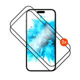Fixed Full Cover 2,5d Tempered Glass With Applicator For Samsung Galaxy A37 5g, 2 Pcs, Black