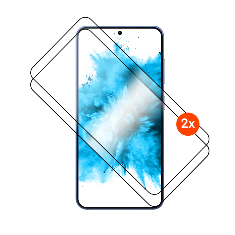 Fixed Full Cover 2,5d Tempered Glass With Applicator For Samsung Galaxy S26 Ultra, 2 Pcs, Black