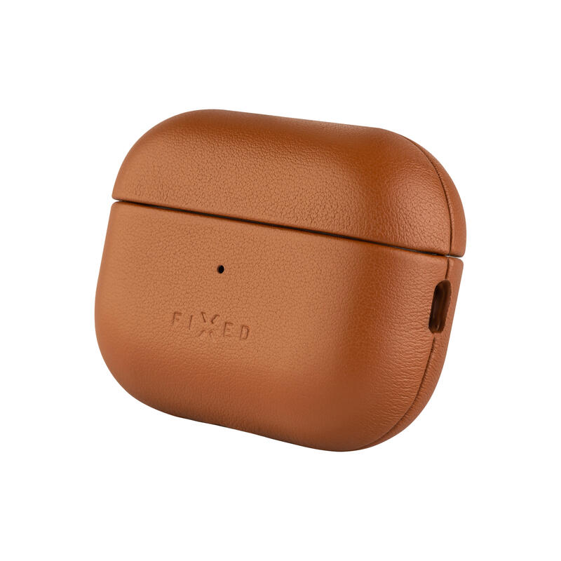 Fixed Podsleather With Magsafe Support For Apple Airpods Pro 2 Pro 2 (Usb-C), Brown