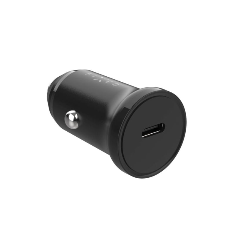 Fixed Usb-C Car Charger, 20w, Black