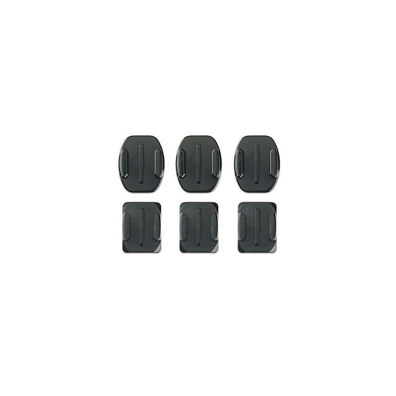 Flat + Curved Adhesive Mounts Aacft-001, Black, Plastic,