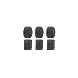 Flat + Curved Adhesive Mounts Aacft-001, Black, Plastic,