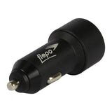 Flepo Fuente De Alimentación Kfz 2-Vías 12v-24v - Max 4a - Quick Charge 3.0