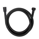 Flexo De Ducha De Acero Inoxidable 150 Cm Negro