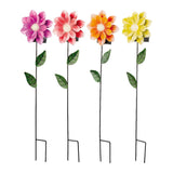 Flor Con Luz Solar Colores Surtidos 11x6x49,5cm Lumineo