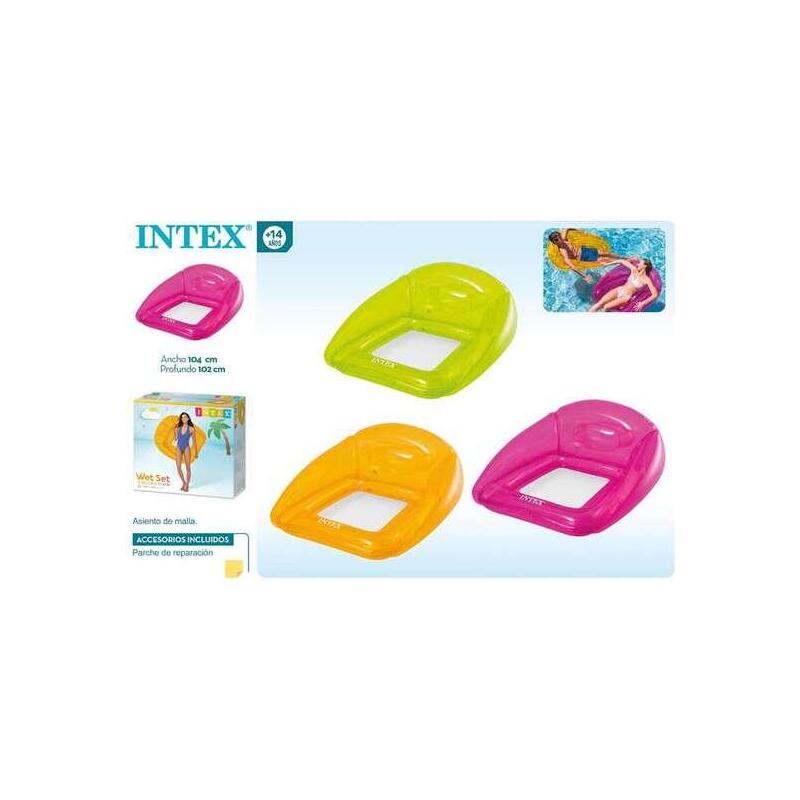 Flotador Transparente Lounges 1,04x4,02 Cm - Modelos Surtidos