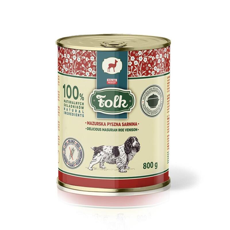 Folk Comida Húmeda Para Perros Folk Masurian Deliciosa Venecia 800g