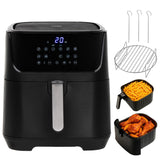 Freidora De Aire Adler Ad 6317, 12 Programas, 5,5 L, Negro