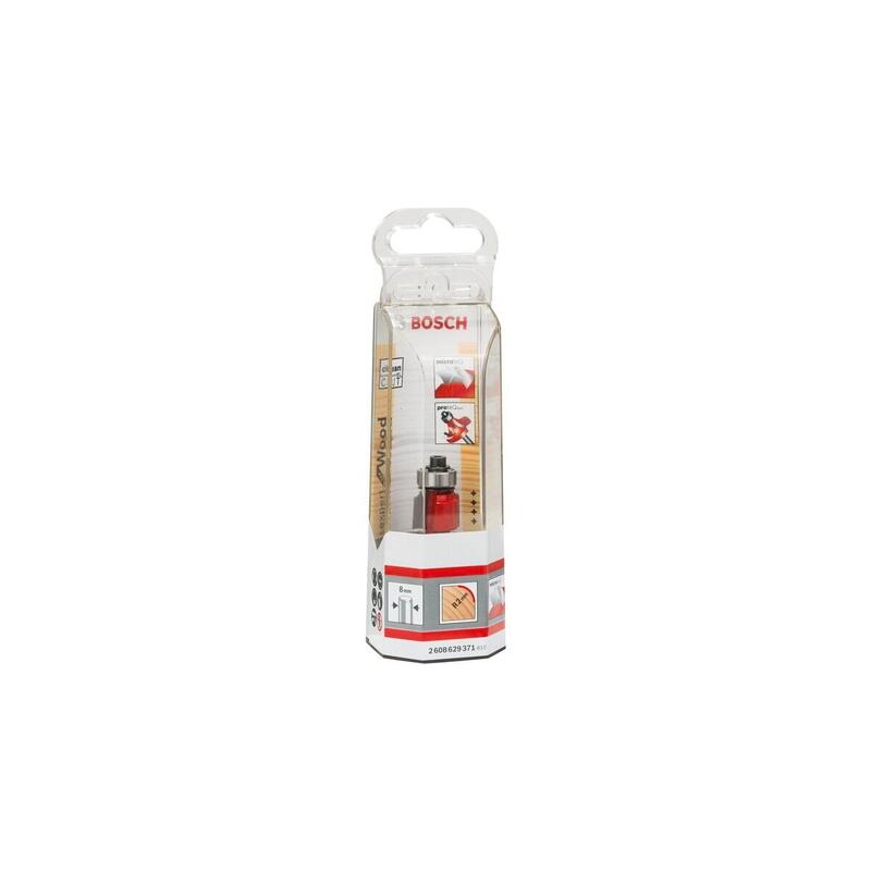 Fresa Redondeadora Bosch Expert Para Madera, Radio 2 Mm (Eje Ø 8 Mm, Doble Filo, Rodamiento Axial De Bolas)