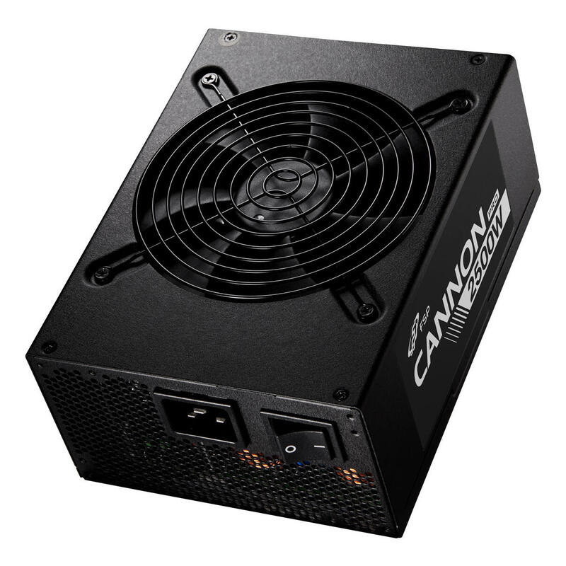 Fsp Cannon Pro 2500, Fuente De Alimentación Para Pc Negra, 4x 12 Pines, 3x Pcie, Gestión De Cables, 2500 Vatios Ppa25a0102